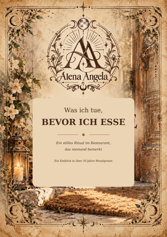 Titelseite des Rituals «Was ich tue, bevor ich esse»