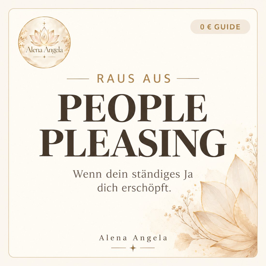 Gratis Guide Raus aus People Pleasing